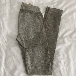 Green/khaki gymshark leggings. Size XS. Worn but in great condition.